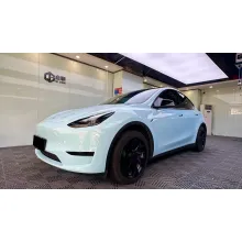 Glossy Ice Blue Vinyl Car Wrap K-1914