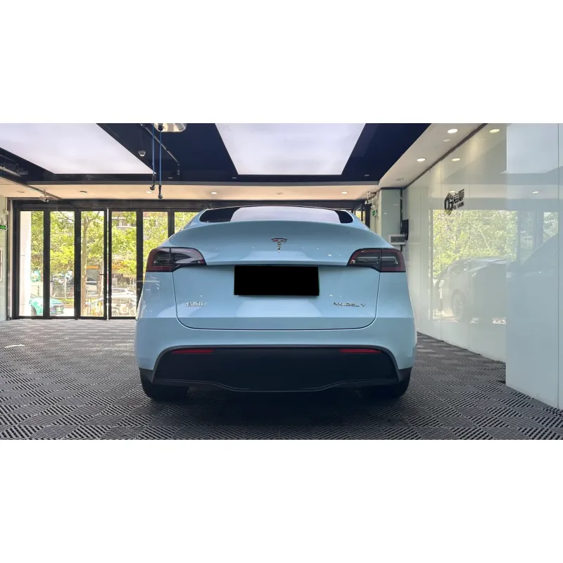 Glossy Ice Blue Vinyl Car Wrap K-1914