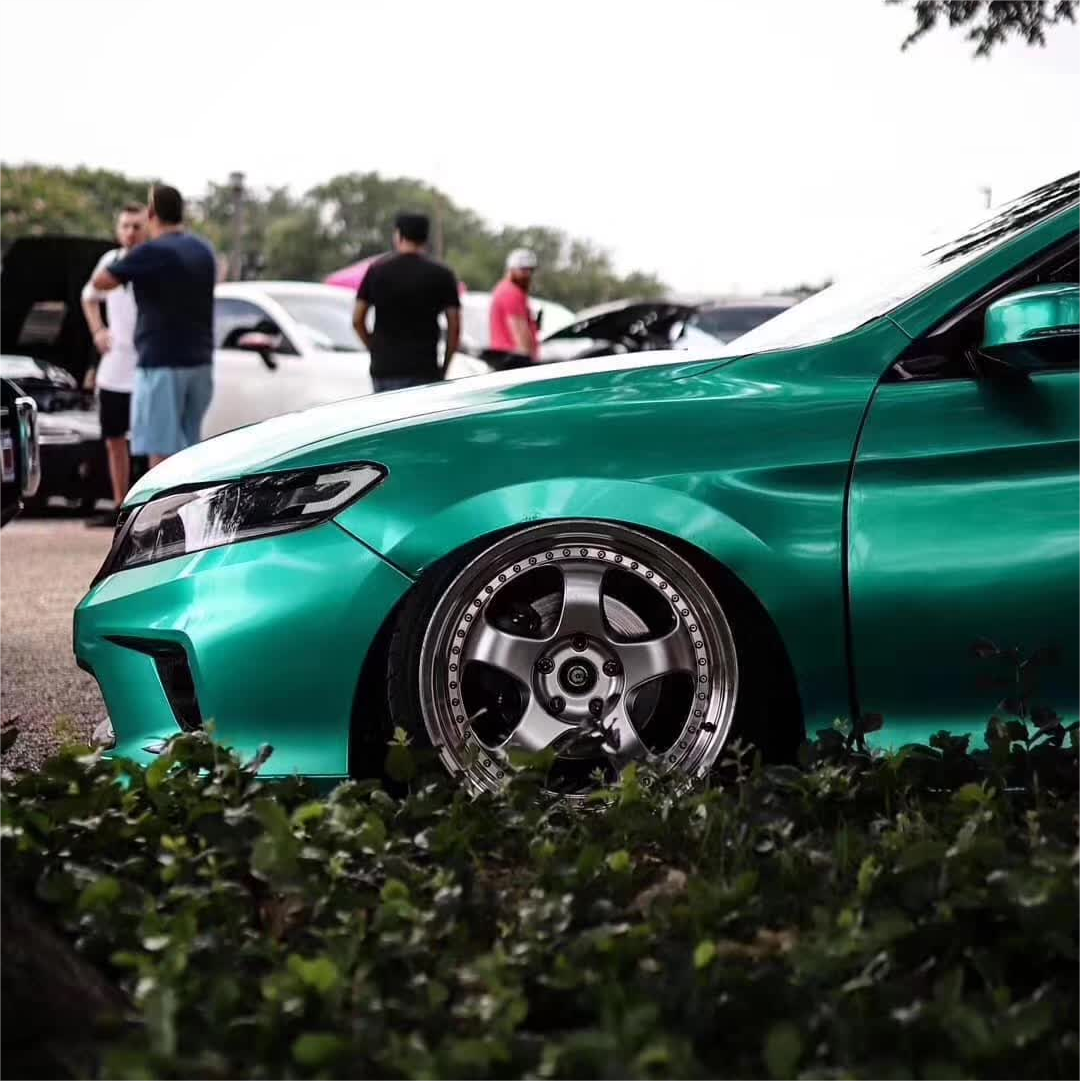 Glossy Metal Emerald Green Vinyl Car Wrap K-2105