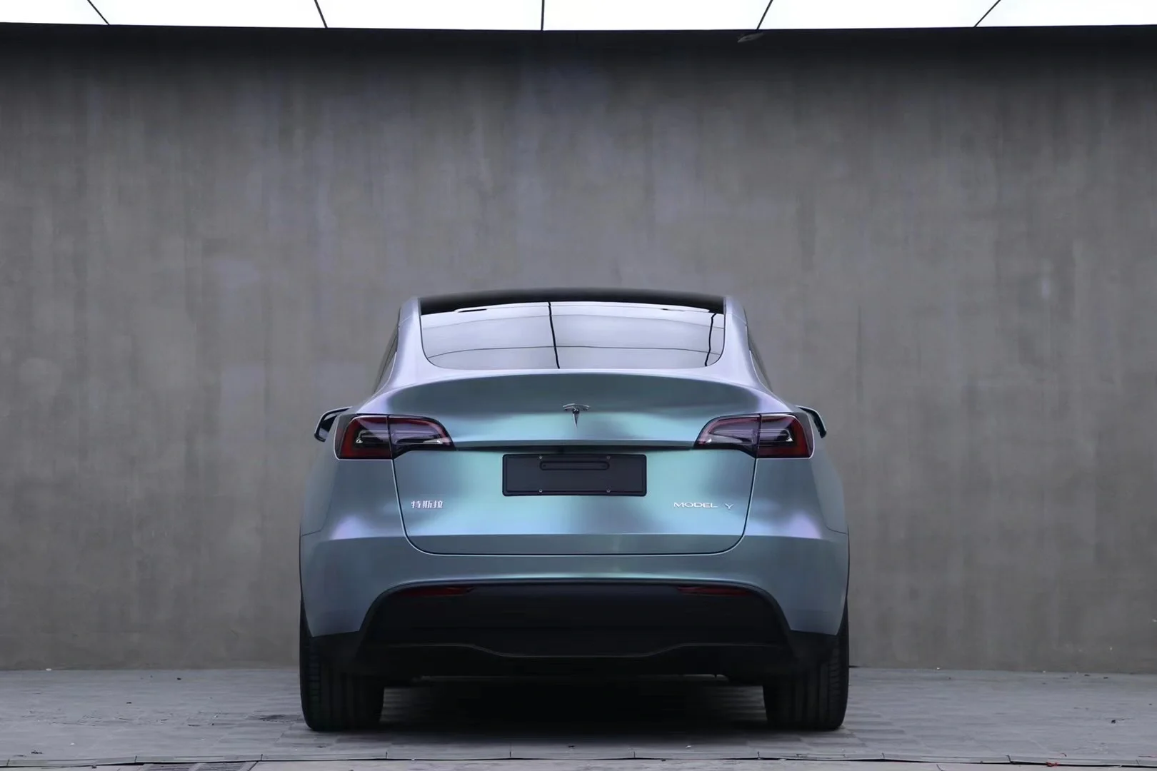 Matte Diamond Grey Blue Vinyl Car Wrap K-4006