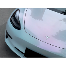 Glossy Diamond Pink White Vinyl Car Wrap K-4018