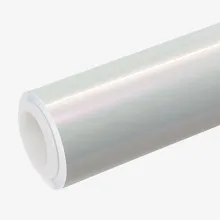 Glossy Diamond Pink White Vinyl Car Wrap K-4018