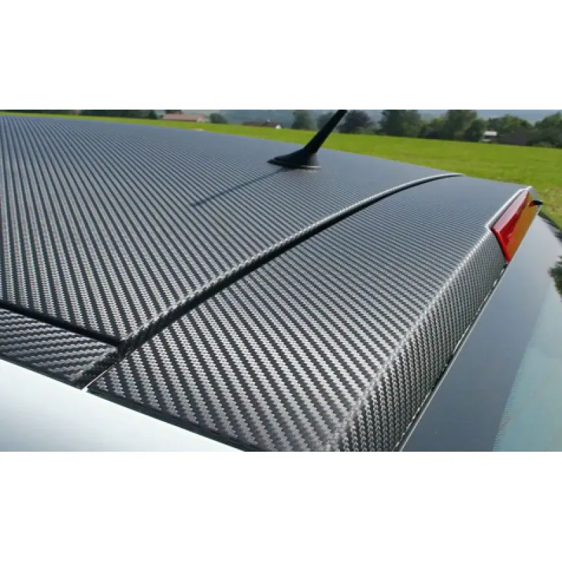 Matte Emulational Carbon Fiber Black Car Wrap K-9011