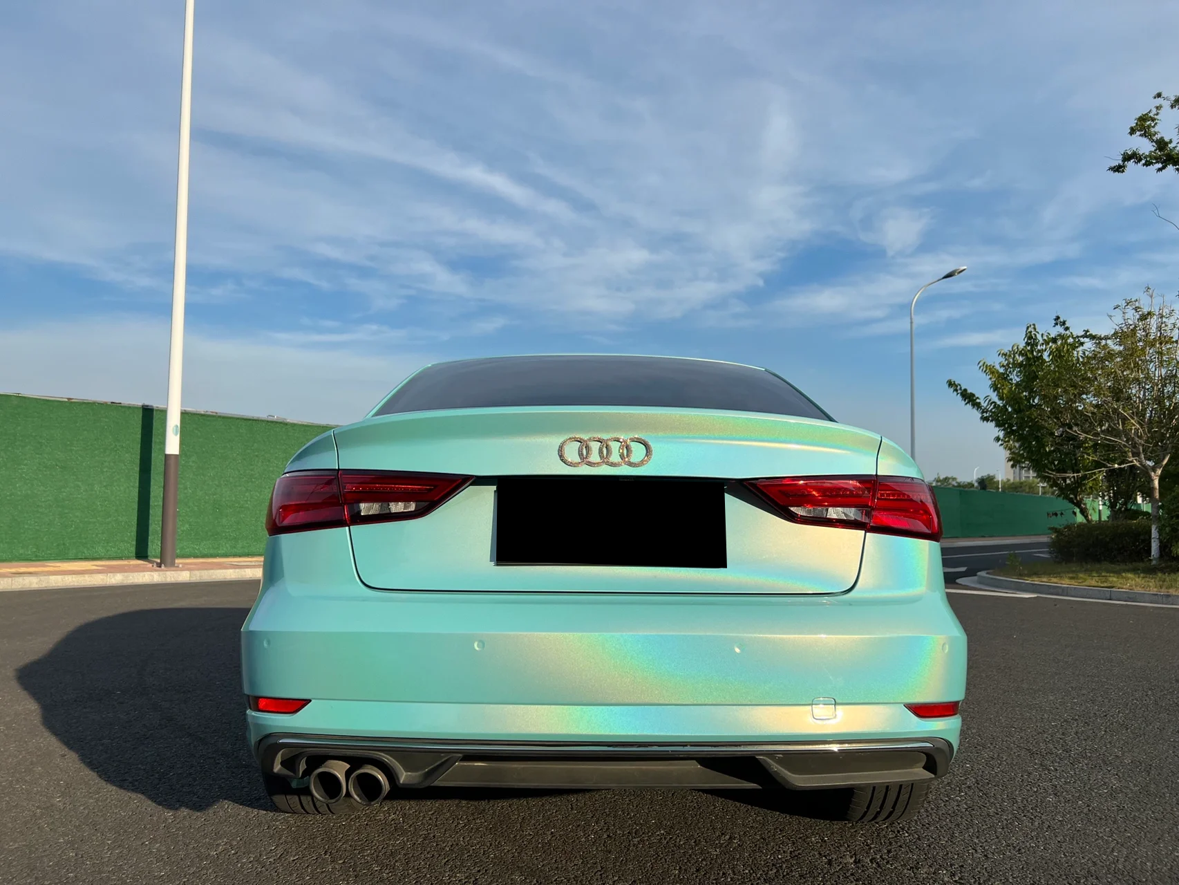 Glossy Laser Tiffany Vinyl Car Wrap K-3011