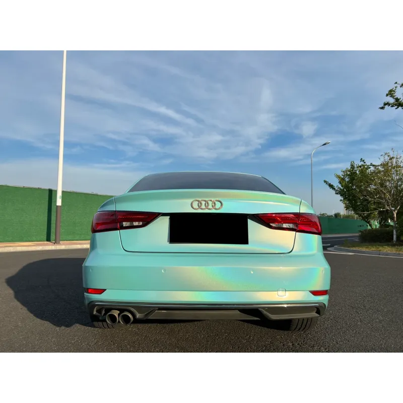 Glossy Laser Tiffany Vinyl Car Wrap K-3011