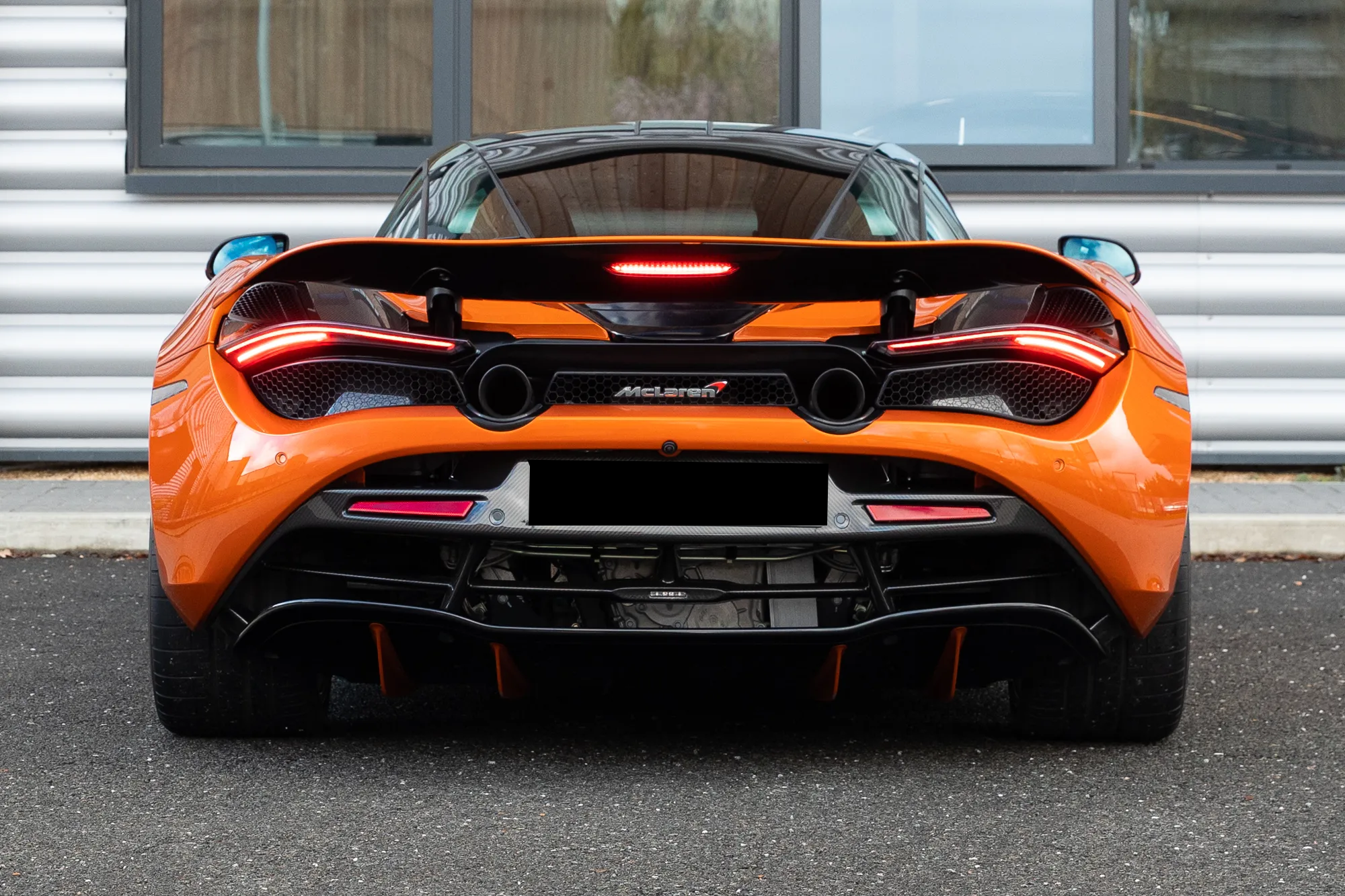 Glossy Special Mclaren Orange Vinyl Car Wrap K-1113