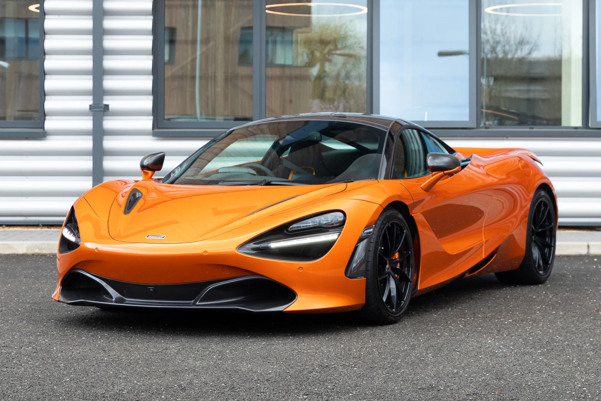 Glossy Special Mclaren Orange Vinyl Car Wrap K-1113