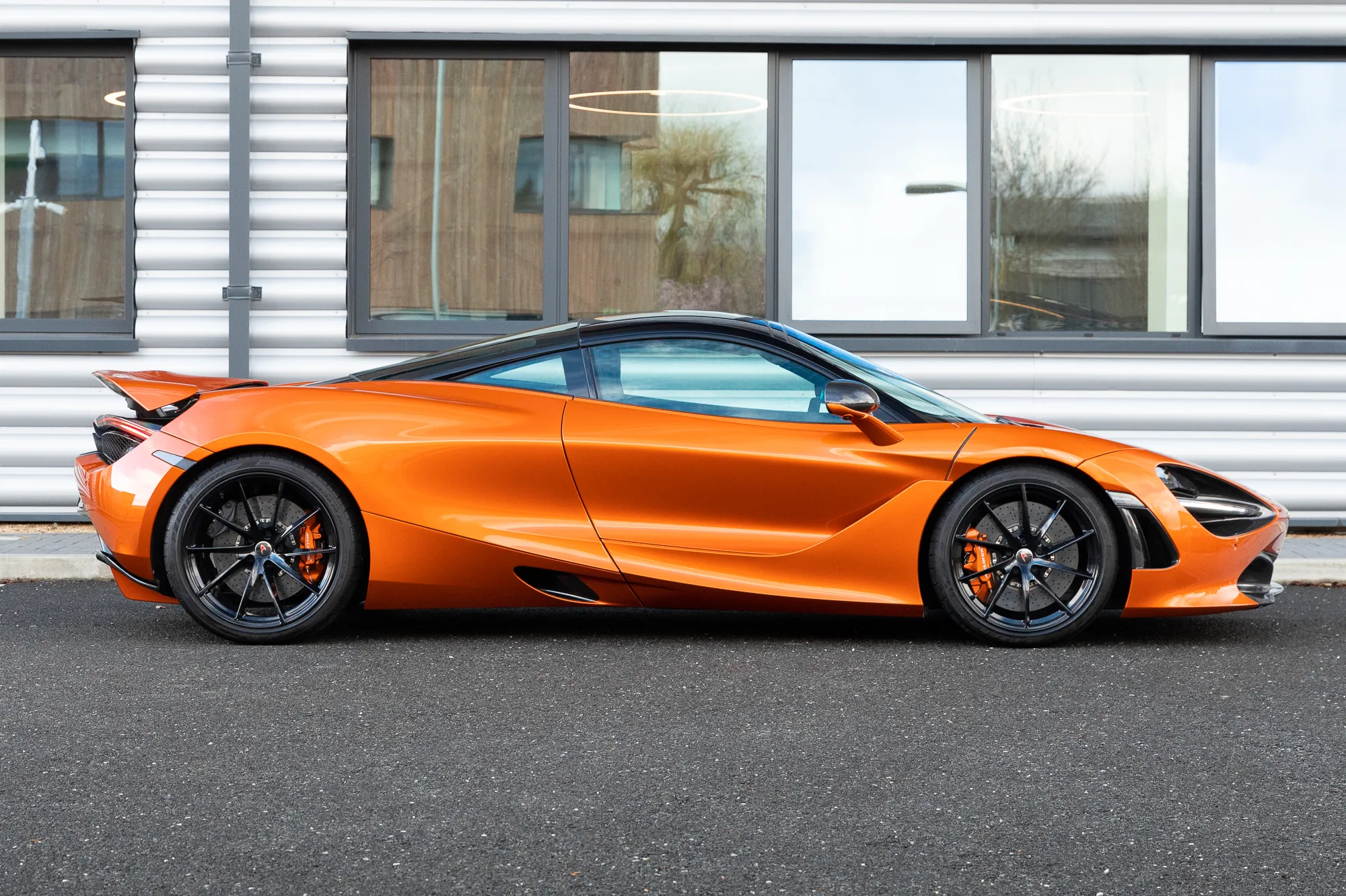 Glossy Special Mclaren Orange Vinyl Car Wrap K-1113