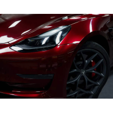 Glossy Liquid Dragon Red Vinyl Car Wrap K-1307
