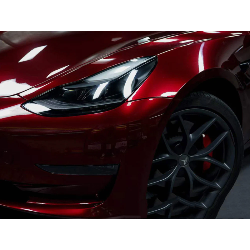Glossy Liquid Dragon Red Vinyl Car Wrap K-1307