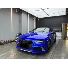 Metal Paint Deep Blue Vinyl Car Wrap K-6006