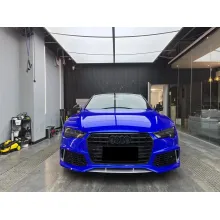 Metal Paint Deep Blue Vinyl Car Wrap K-6006
