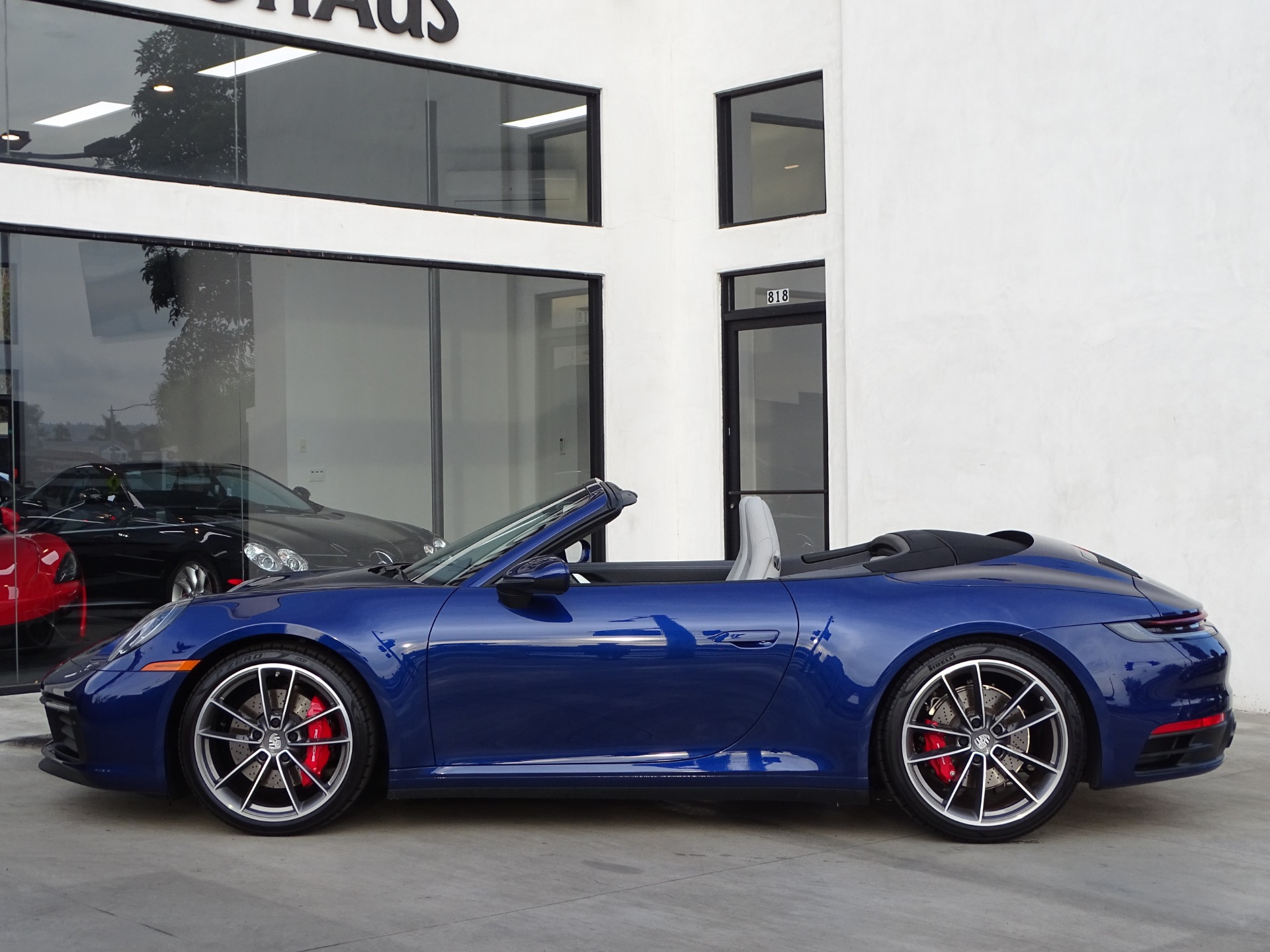 Glossy Gentian Blue Vinyl Car Wrap K-1413