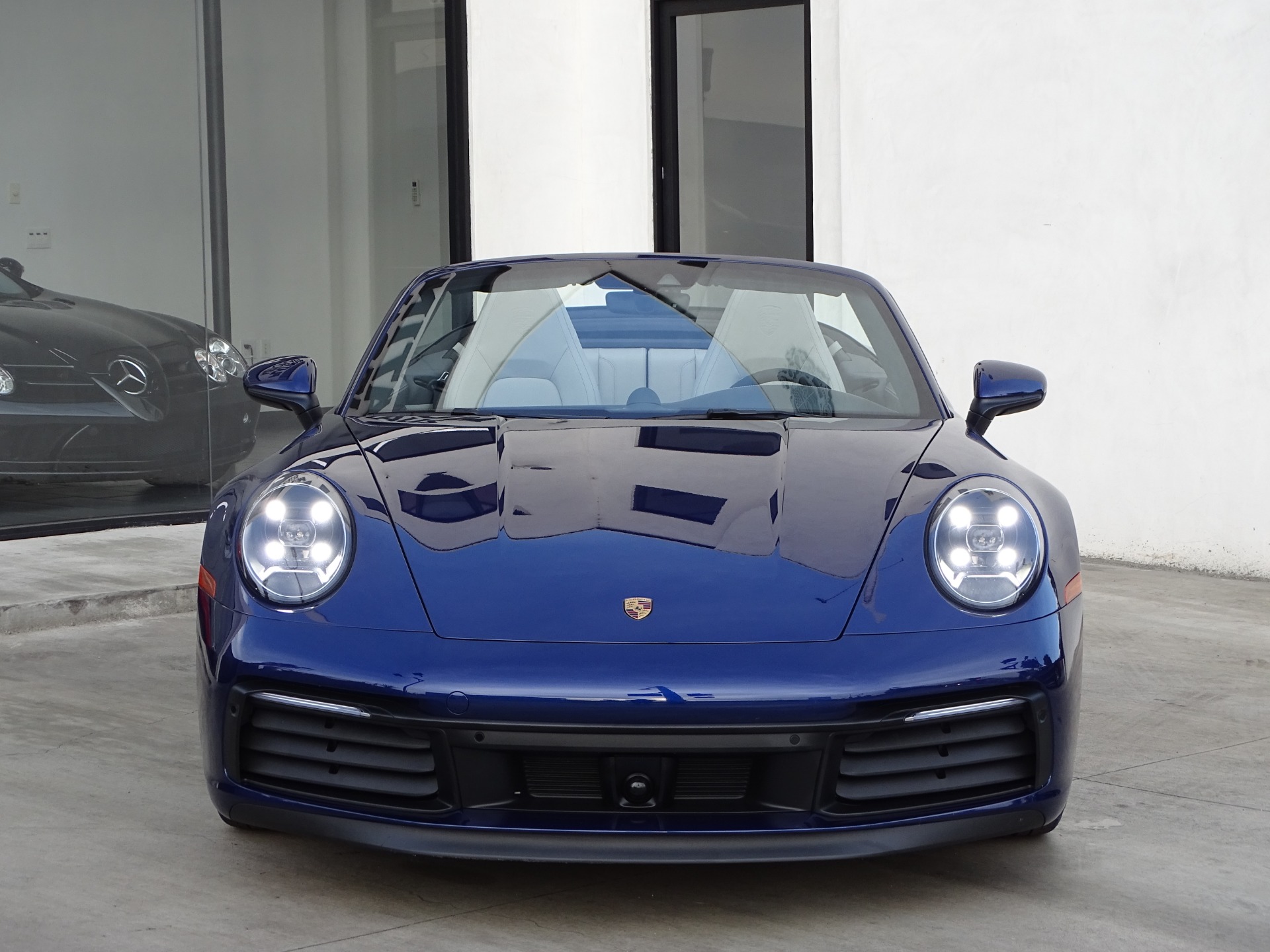 Glossy Gentian Blue Vinyl Car Wrap K-1413