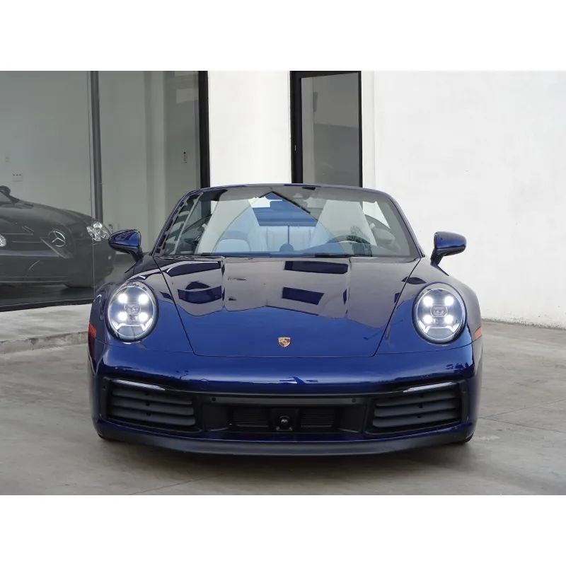 Glossy Gentian Blue Vinyl Car Wrap K-1413