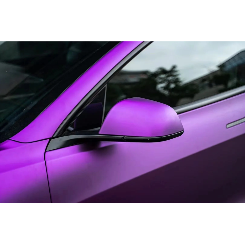 Matte Chrome Purple Vinyl Car Wrap K-8011