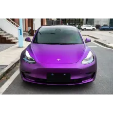 Matte Chrome Purple Vinyl Car Wrap K-8011