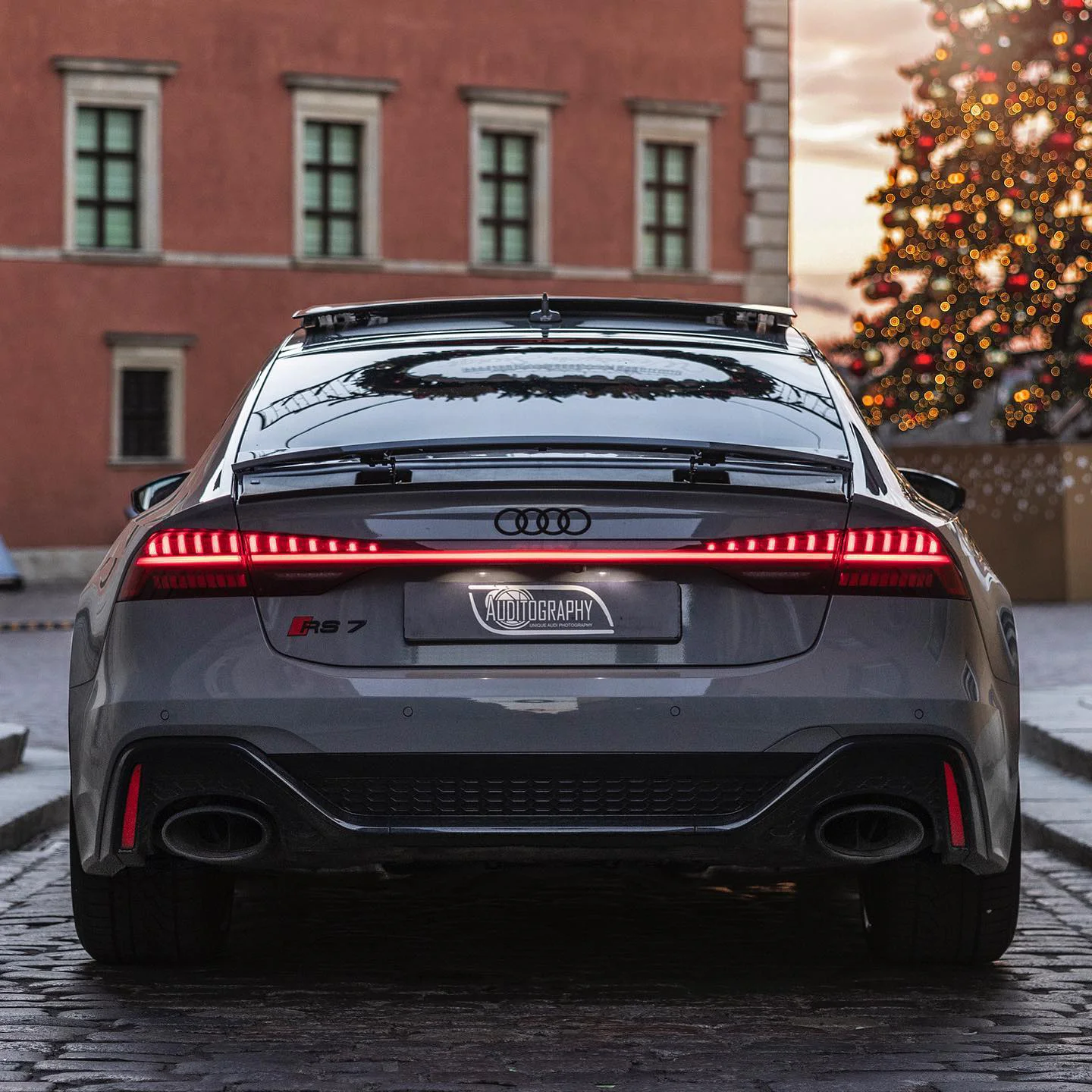 Car Original Color Glossy Nado Grey Vinyl Car Wrap For Audi RS