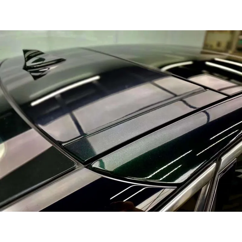 Benz Glossy Emerald Green Vinyl Car Wrap K-2112