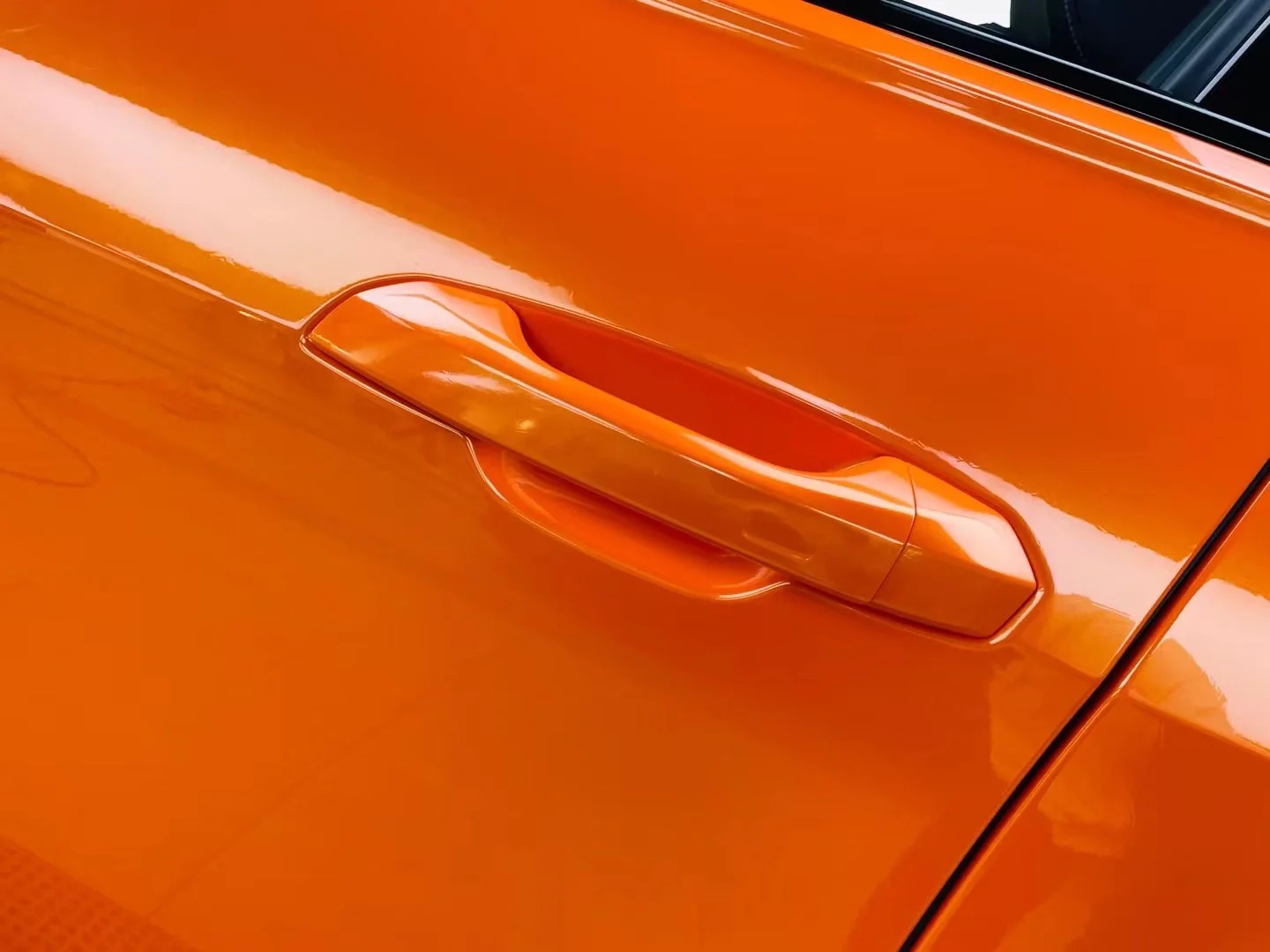 Glossy Compete Speed Orange Vinyl Car Wrap K-1108