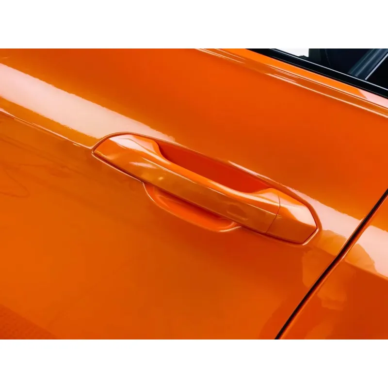 Glossy Compete Speed Orange Vinyl Car Wrap K-1108