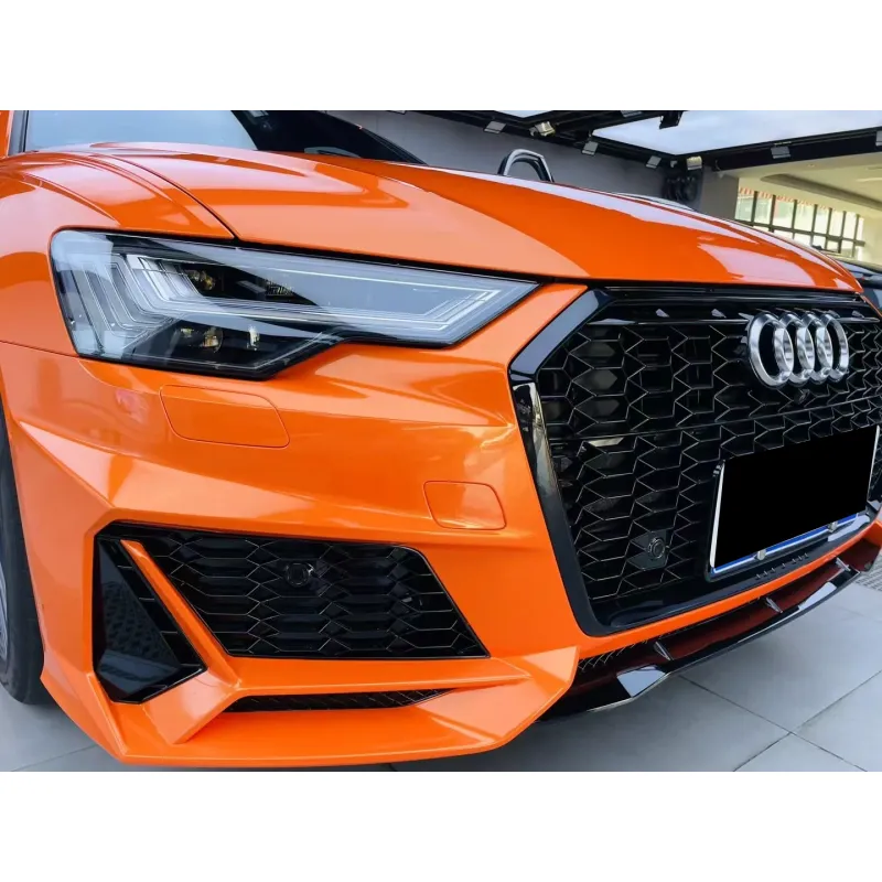 Glossy Compete Speed Orange Vinyl Car Wrap K-1108