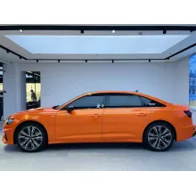 Glossy Compete Speed Orange Vinyl Car Wrap K-1108