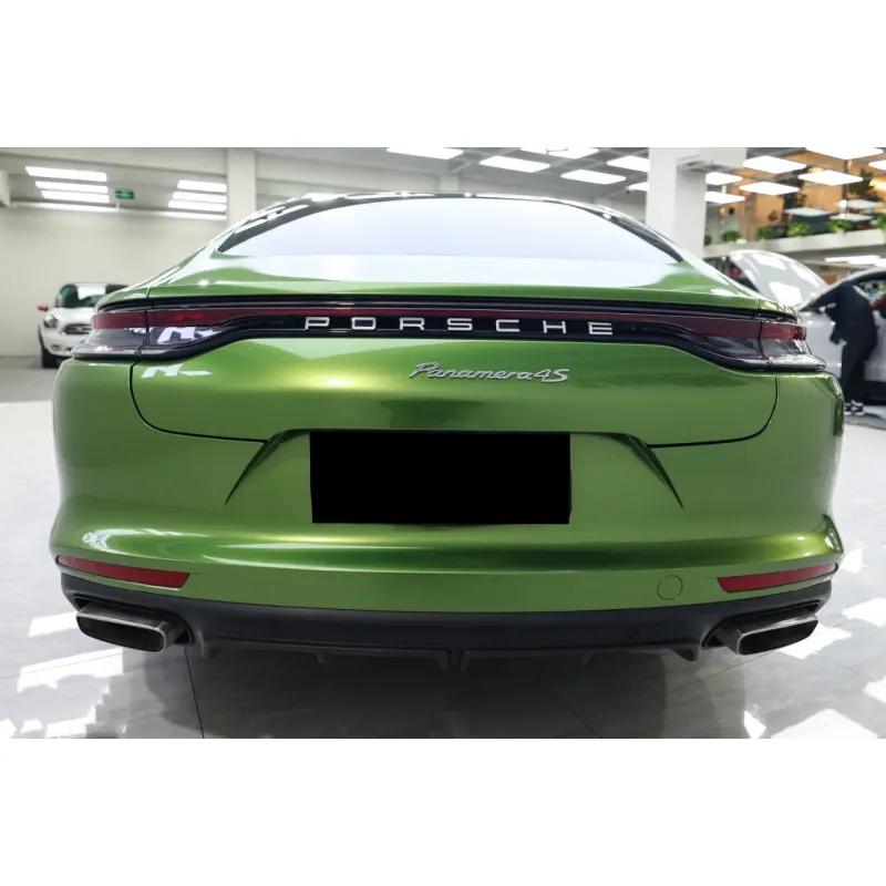 Glossy Mamba Green Vinyl Car Wrap K-2108