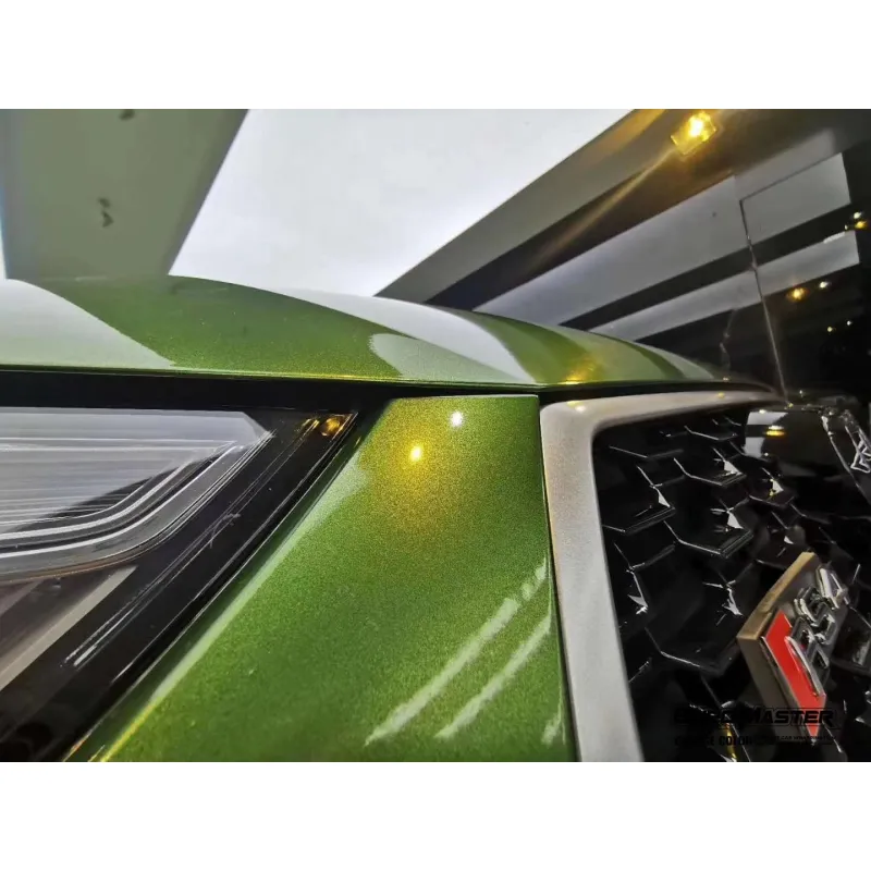 Glossy Mamba Green Vinyl Car Wrap K-2108