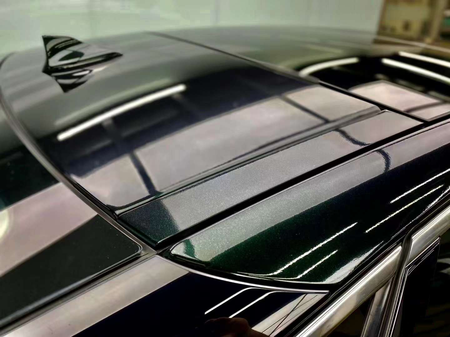 Car Original Color Benz Glossy Emerald Green Vinyl Car Wrap For Mercedes Benz