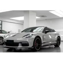 Porsche Grey Vinyl Car Wrap K-1441