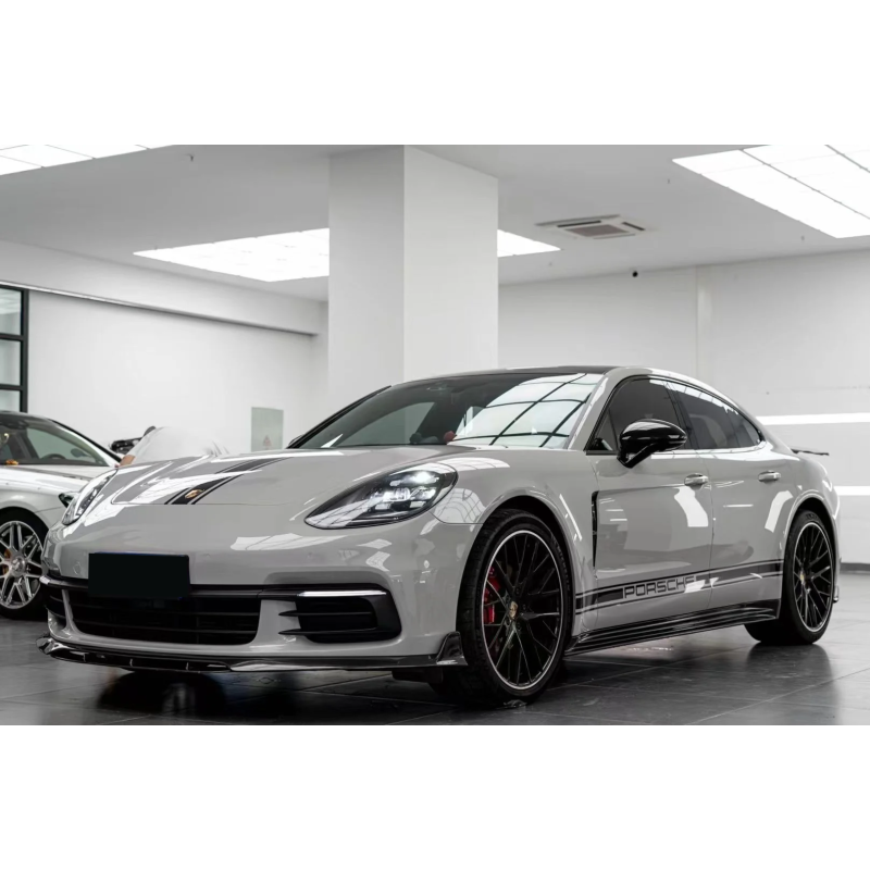 Porsche Grey Vinyl Car Wrap K-1441