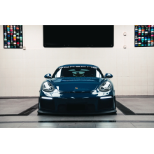 Car Original Color Deep Blue Vinyl Car Wrap For Porsche