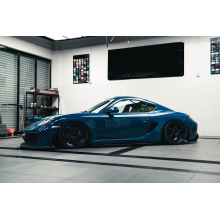Car Original Color Deep Blue Vinyl Car Wrap For Porsche