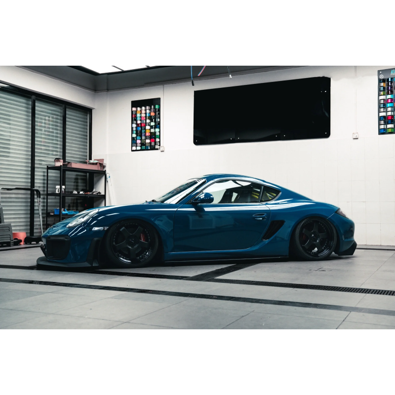 Car Original Color Deep Blue Vinyl Car Wrap For Porsche