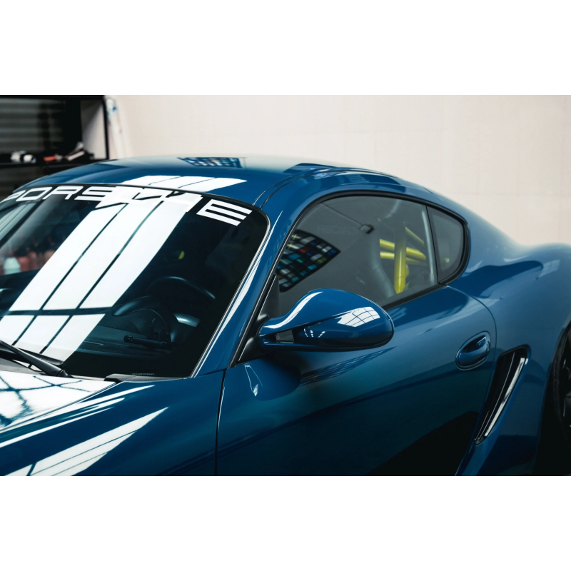 Car Original Color Deep Blue Vinyl Car Wrap For Porsche