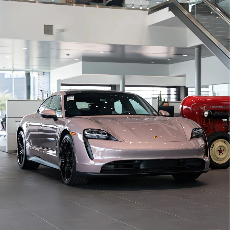 Car Original Color Strawberry Pink Vinyl Car Wrap For Porsche 02