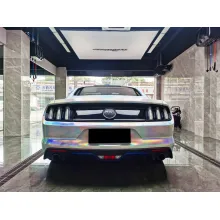 Laser Chrome Silver Vinyl Car Wrap K-2238