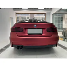 Matte Chrome Red Vinyl Car Wrap K-1027