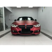 Matte Chrome Red Vinyl Car Wrap K-1027