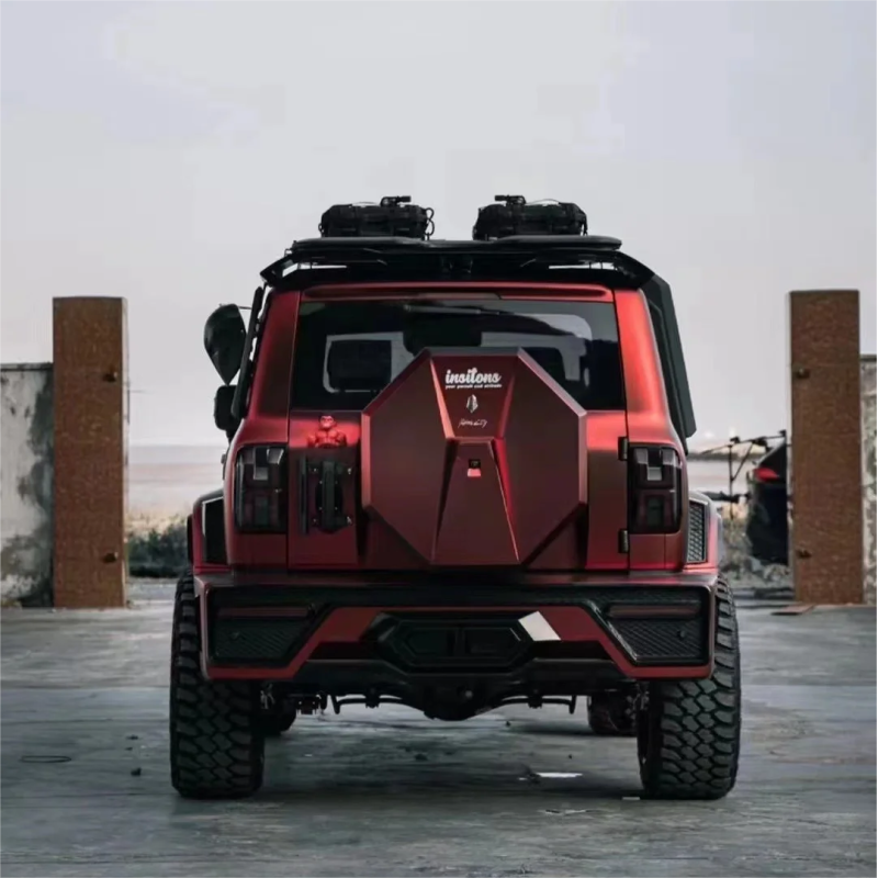 Matte Chrome Romance Red Vinyl Car Wrap K-1130