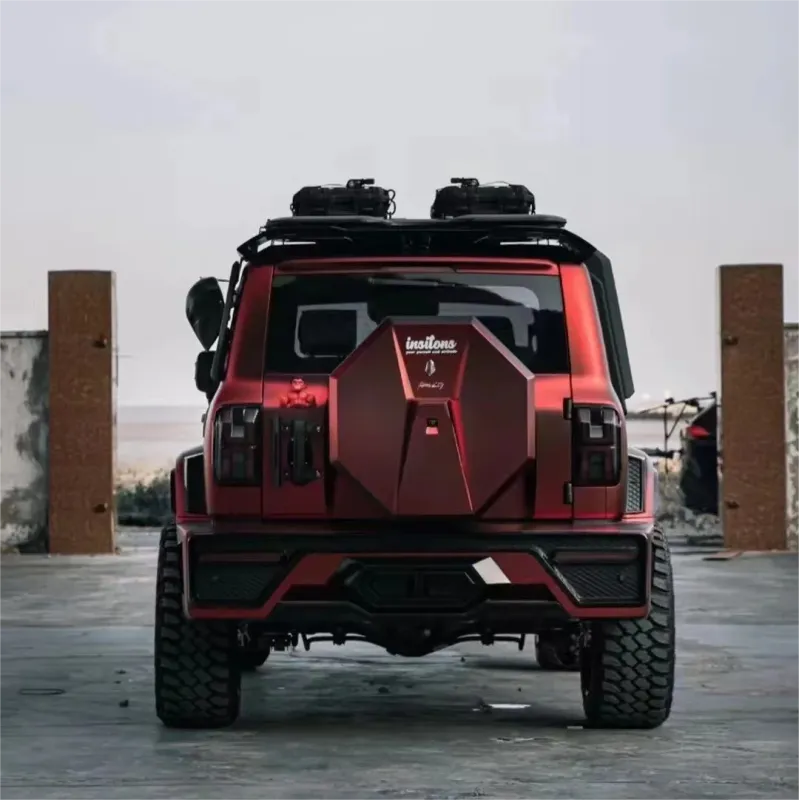 Matte Chrome Romance Red Vinyl Car Wrap K-1130