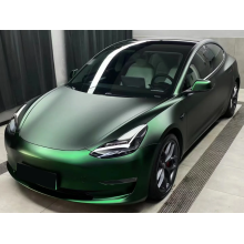 Matte Chrome Venom Green Vinyl Car Wrap K-1211
