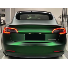 Matte Chrome Venom Green Vinyl Car Wrap K-1211