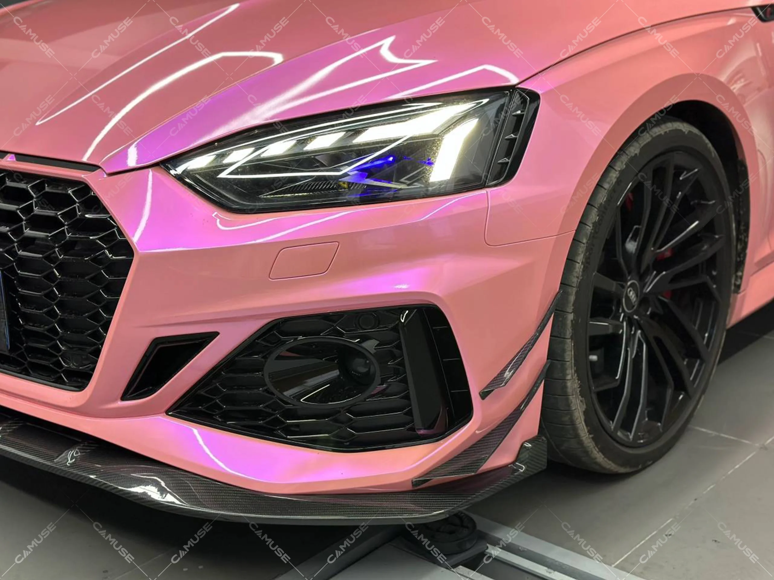 Twin Candy Purple Pink Vinyl Car Wrap K-5015