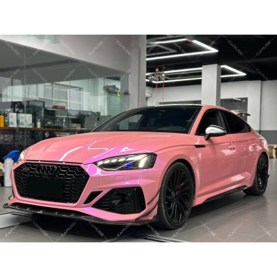 Twin Candy Purple Pink Vinyl Car Wrap K-5015 02
