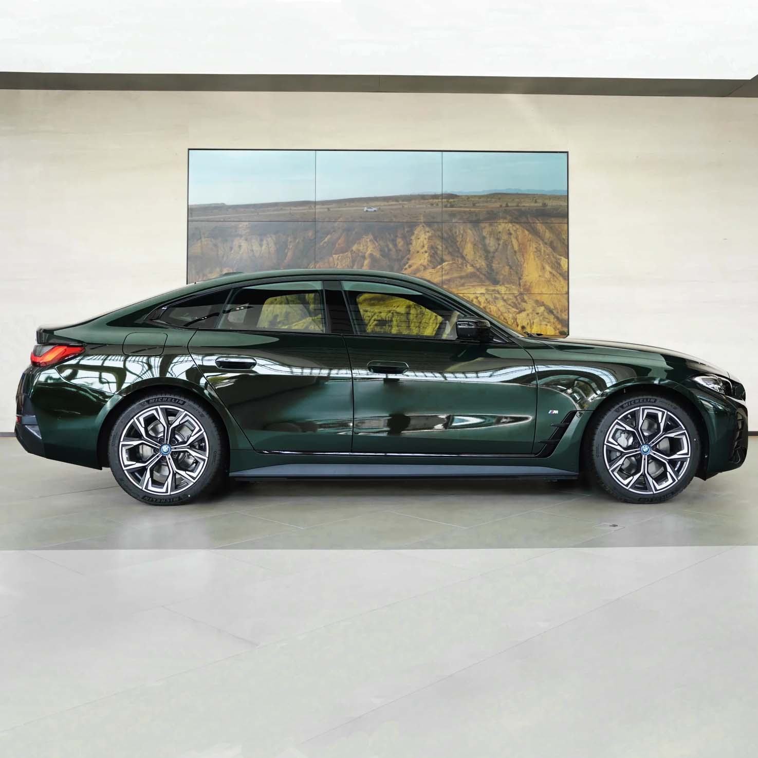 Car Original Color Glossy Blackish Green Vinyl Car Wrap For BMW