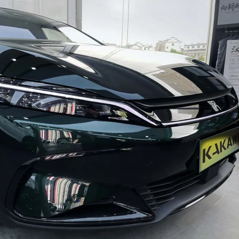 Car Original Color Glossy Midnight Green Vinyl Car Wrap For BYD