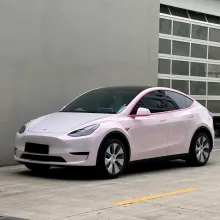 Glossy Flower Yue Fen Vinyl Car Wrap K-1101