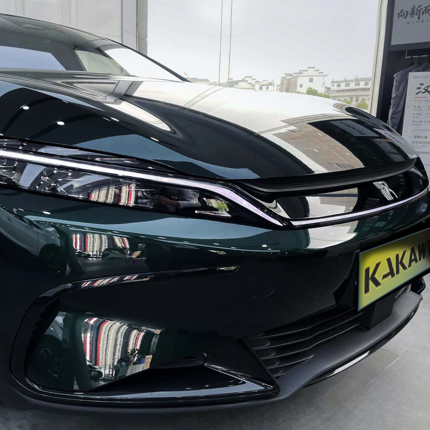 Glossy Midnight Green Vinyl Car Wrap K-1102